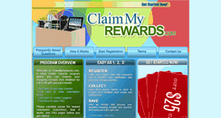 Desktop Screenshot of claimmyrewards.com